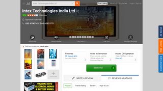 
                            6. Intex Technologies India Ltd - TV Repair & Services in Bangalore ...