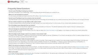 
                            3. InTouchApp: Frequently Asked Questions