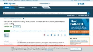 
                            10. Intra block prediction using first-second row non-directional samples in ...