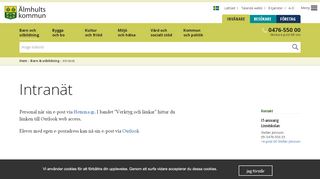 
                            3. Intranät - Älmhults kommun