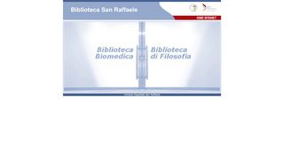 
                            6. Intranet biblioteca (solo per utenti OSR/UniSR) - Ospedale San Raffaele