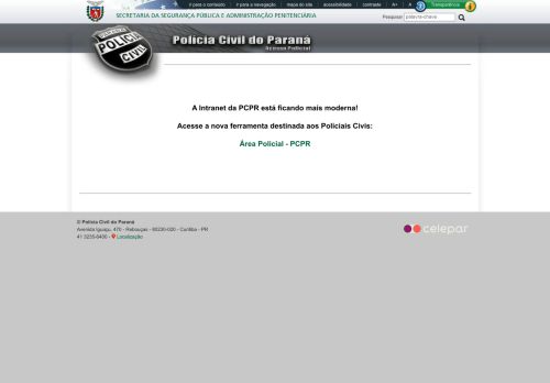 
                            7. Intranet da Polícia Civil