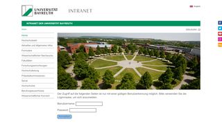 
                            4. Intranet der Universität Bayreuth