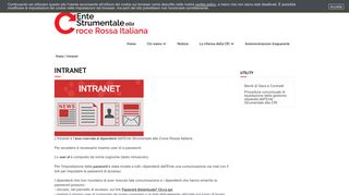 
                            2. Intranet - Ente Strumentale alla Croce Rossa Italiana