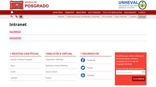 
                            9. Intranet - Escuela de Posgrado UNHEVAL