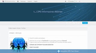 
                            6. Intranet - FirstClass | LSMU informacinės sistemos