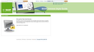 
                            1. Intranet Home : BASF Intranet Style Guide