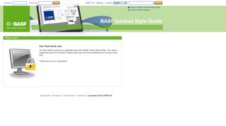 
                            1. Intranet Home - BASF Online Style Guide