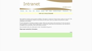 
                            5. Intranet - IMA Instituto Mineiro de Agropecuária