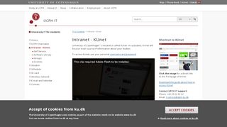 
                            10. Intranet - KUnet – University of Copenhagen - KU-IT - Københavns ...