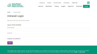 
                            12. Intranet Login | Anna Freud Centre