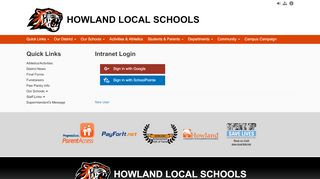 
                            7. Intranet Login - Howland Local Schools