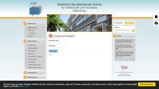 
                            1. Intranet Login Intranet - Staatliche Berufsbildende Schule in Altenburg