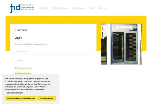 
                            10. Intranet Login - JHD | Jugendhaus Düsseldorf e.V.