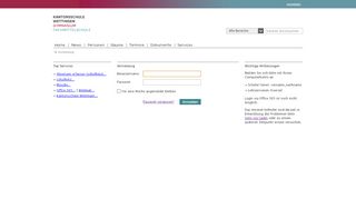 
                            5. Intranet login - Kantonsschule Wettingen