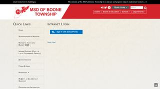 
                            11. Intranet Login - MSD of Boone Township