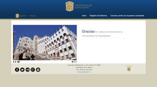 
                            3. Intranet Login Único - Universidad de Guanajuato