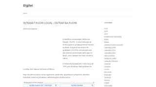 
                            12. INTRANET PUCPR LOGIN – ENTRAR NA PUCPR | Digitei
