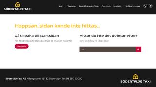 
                            13. Intranet - Södertälje Taxi