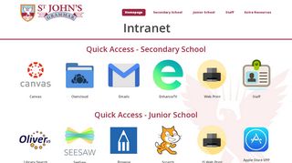 
                            10. Intranet | St John's Grammar School