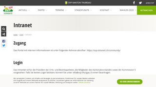 
                            11. Intranet | SVP Thurgau