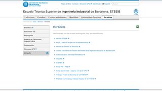 
                            9. Intranets — Escuela Técnica Superior de Ingeniería ... - ETSEIB - UPC