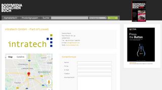 
                            3. intratech GmbH - Part of Lowell Köln Kontakt & Informationen mit ...