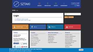 
                            6. Intraweb login - sztaki