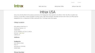 
                            8. Intrax USA | Intrax