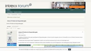 
                            2. Intrexx 8 Problem bei Requestübergabe - Intrexx Forum