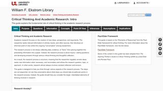 
                            1. Intro - Critical Thinking and Academic Research - UofL Libraries at ...