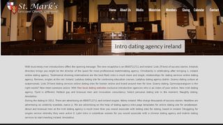 
                            9. Intro dating agency ireland – St. Mark's Episcopal Church