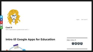 
                            10. Intro til Google Apps for Education - Cool it