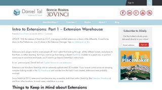 
                            13. Intro to Extensions: Part 1 - Extension Warehouse - Daniel Tal
