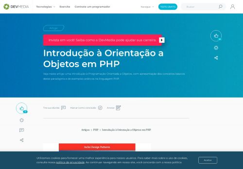 
                            11. Introdução à Orientação a Objetos em PHP - DevMedia