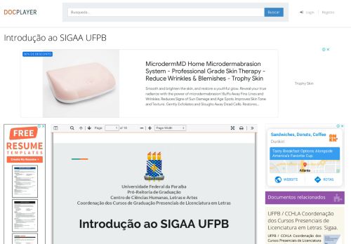 
                            12. Introdução ao SIGAA UFPB - PDF - DocPlayer.com.br