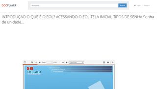 
                            12. INTRODUÇÃO O QUE É O EOL? ACESSANDO O EOL TELA INICIAL ...