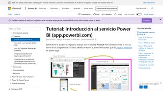
                            3. Introducción al servicio Power BI - Power BI | Microsoft Docs
