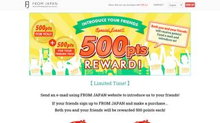 
                            11. Introduce your friends | Proxy bidding and ordering ... - From Japan