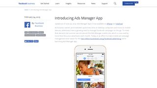 
                            5. Introducing Ads Manager App | Facebook for Business