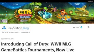 
                            9. Introducing Call of Duty: WWII MLG GameBattles Tournaments, Now ...