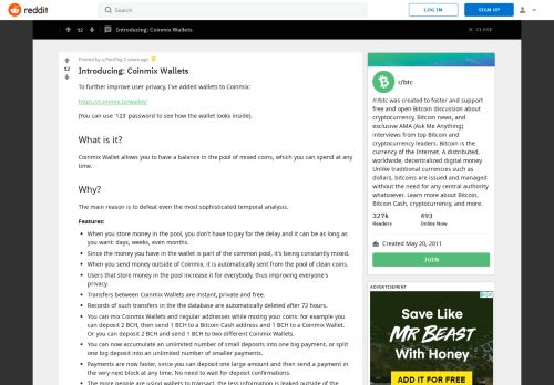 
                            11. Introducing: Coinmix Wallets : btc - Reddit