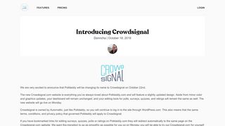 
                            6. Introducing Crowdsignal | Polldaddy Blog