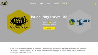 
                            11. Introducing Empire Life - New Primary Provider for Life & Disability ...