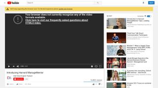 
                            7. Introducing Harvard ManageMentor - YouTube