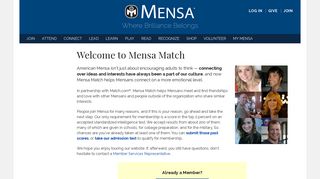 
                            8. Introducing Mensa Match - American Mensa