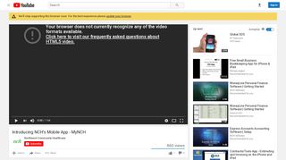 
                            9. Introducing NCH's Mobile App - MyNCH - YouTube