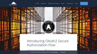 
                            1. Introducing OAuth2 secure authorization flow - ownCloud