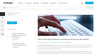 
                            5. Introducing OneLogin's Next-Gen Login Experience | OneLogin Blog