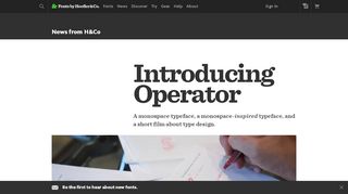 
                            7. Introducing Operator | News, Notes & Observations | ...